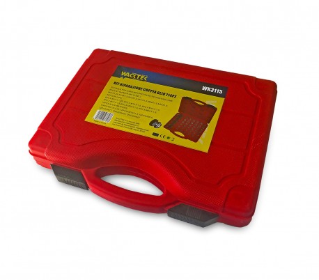 WK-3115 Kit de reparación de la tapa de aceite 114 pz Wacktek con maletín