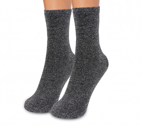 214679 Pack de 12 pares de calcetines para mujer mod. SPARKLY talla única
