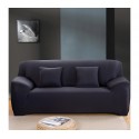 4352 Funda para sofá de dos plazas color liso y tela elástica muy fácil de poner