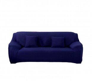4353 Funda para sofá de 3 plazas tela elástica y color liso muy fácil de poner 2