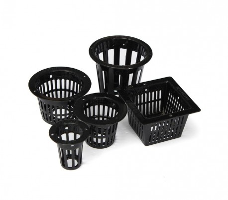 4481 Conjunto de 10 macetas de red para el cultivo hidropónico de varios tamaños