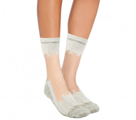 W-8008 Pack de 12 pares de calcetines para mujer mod. LADIES fantasía de encaje