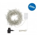 561075 Luces de navidad cortina 200LED LUZ CALIDA2 x 1,5 mt luces programables