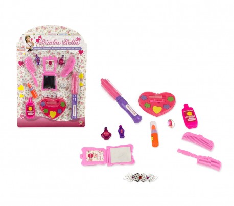 104559 Set juego para niña SALÓN DE BELLEZA BIMBA BELLA cepillo y maquillaje