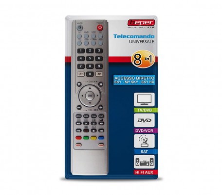 EL501 Mando universal BEPER para hasta 8 dispositivos distintos