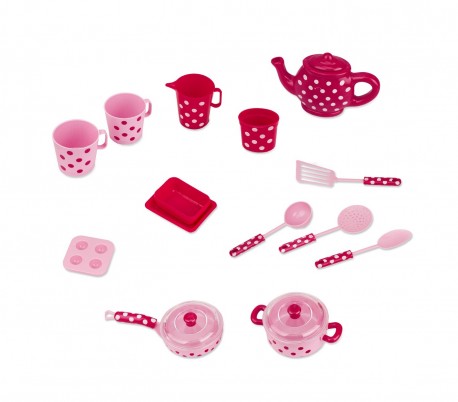 371534 Playset CIGIOKI vajilla de juguete con 13 accesorios y teteras