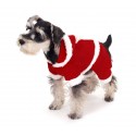 107443 Conjunto de PAPÁ NOEL con gorrito ideal para perros pequeños 3 botones