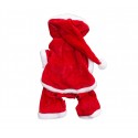 107443 Conjunto de PAPÁ NOEL con gorrito ideal para perros pequeños 3 botones