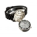4483 Reloj de pulsera GRINDER con correa de silicona con triturador de tabaco