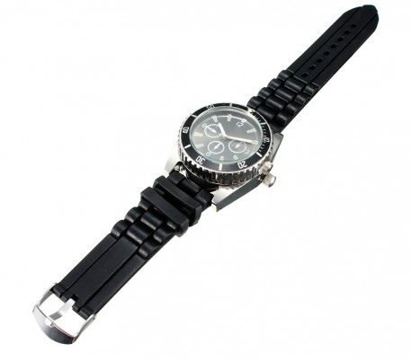 4483 Reloj de pulsera GRINDER con correa de silicona con triturador de tabaco