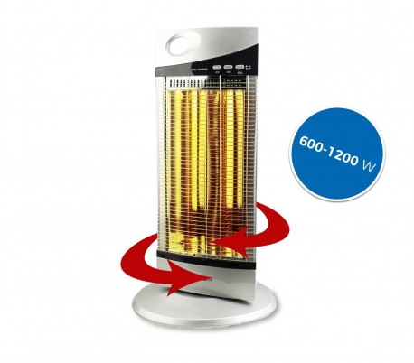 586115 Estufa de fibra de carbono 70cm oscilante DICTROLUX ahorro energía 1200W