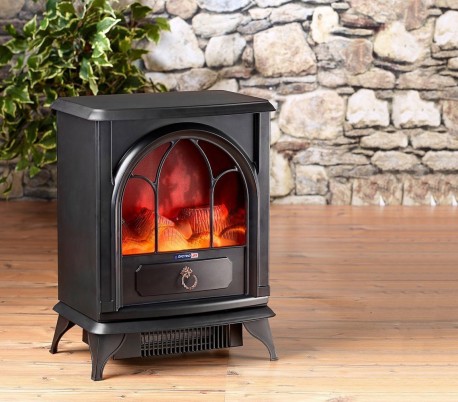 585300 Estufa eléctrica DICTROLUX efecto de llama 900-1800 vatios