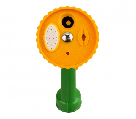 Manguera, pistola con muelle, 4 chorros diferentes 