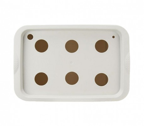 4496 Kit para cultivación IDROPONICA con 6 orificios 41.3 x 27.6 cm y bomba aire