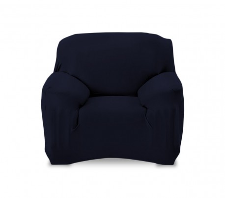 4351 Funda para sofá de 1 plaza tela elástica y color liso muy fácil de poner