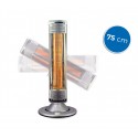 586118 Estufa de carbono 75 cm giratoria 180 ° DICTROLUX 900W ahorro de energía
