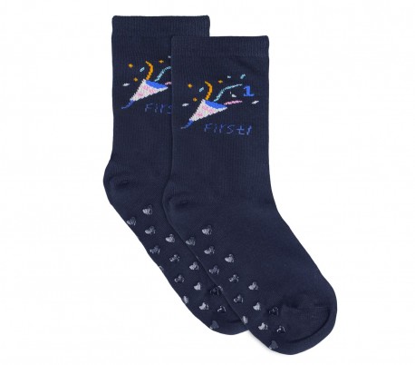 N523 Pack 6 calcetines para niña mod. SHALLY con antideslizantes talla 32/36