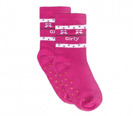 N523 Pack 6 calcetines para niña mod. SHALLY con antideslizantes talla 32/36