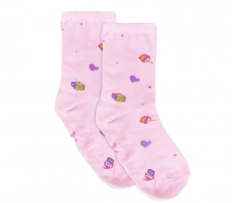 N523 Pack 6 calcetines para niña mod. SHALLY con antideslizantes talla 32/36