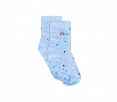 N623 Pack 6 calcetines para niños mod. BABY BOY con antideslizantes talla 22/26