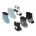 N608 Pack 6 calcetines para bebé mod. MOVE BABY antideslizante talla 0/24 meses 