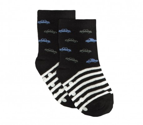 N608 Pack 6 calcetines para bebé mod. MOVE BABY antideslizante talla 0/24 meses 