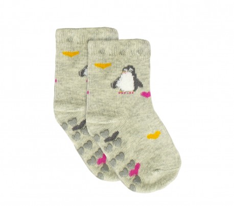 N508 Pack 6 calcetines para bebé mod. MOVE GIRL antideslizante talla 0/24 meses 