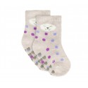 N508 Pack 6 calcetines para bebé mod. MOVE GIRL antideslizante talla 0/24 meses 