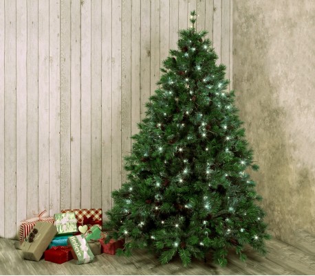 561320 Luces de Navidad MANTELLO 270 LED LUZ FRIA para árboles de hasta 210 cm