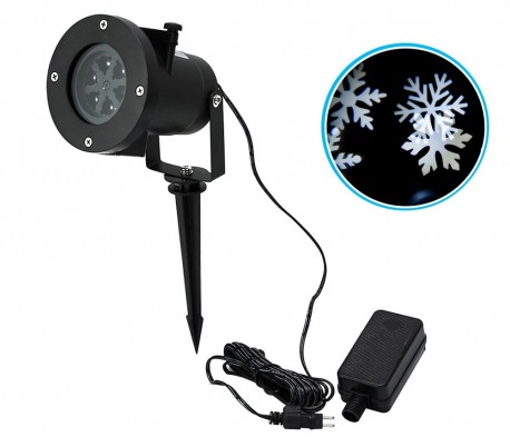 560896 Proyector luz LED láser FIOCCO DI NEVE uso externo resistente al agua