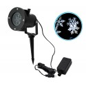 560896 Proyector luz LED láser FIOCCO DI NEVE uso externo resistente al agua