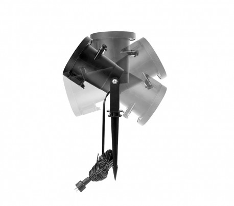 560895 Proyector luz LED láser STELLA para uso externo es resistente al agua