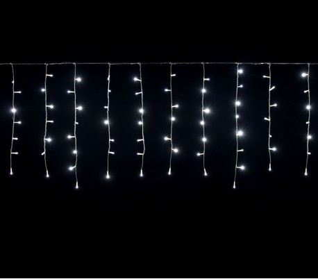 561286 Cortina de luces de Navidad WHITE ICE 120 LED programable 5 X 0.6 mt