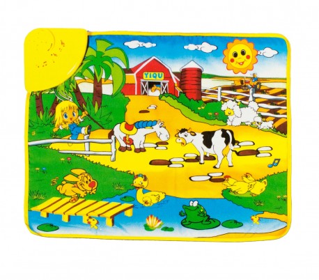 102194 Alfombra musical juego interactivo para bebés melodias y sonidos 58x 48cm