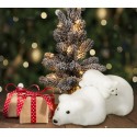 605115 Decoración de navidad para el hogar OSO POLAR en poliestireno 30x20cm
