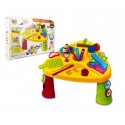 100485 Banco de diseño DECORA KID con plastilina con muchos moldes y accesorios
