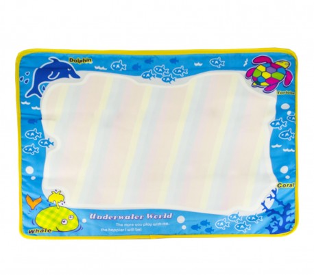 122064 Alfombra mágica para colorear TU GIOCHI con lápiz mágico de agua 70 x50cm