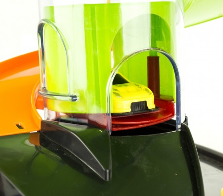 102303 Playset multinivel de estacionamiento automático helicóptero y ascensor