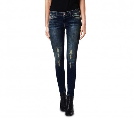  81128 Jeans de cintura alta para mujeres mod. KENDRA slim fit de XS a XL