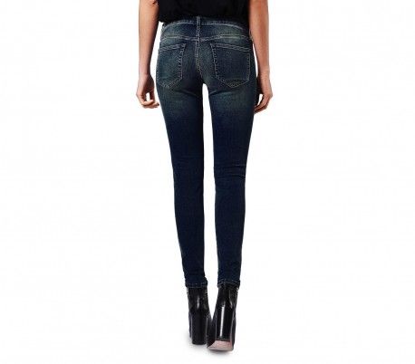  81128 Jeans de cintura alta para mujeres mod. KENDRA slim fit de XS a XL