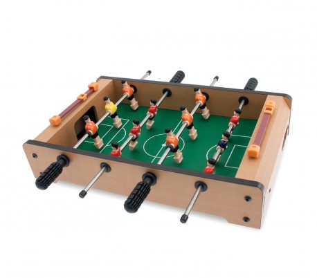 634430 Mini futbolín con 12 jugadores 4 líneas 36 x 22 x 7cm