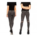 81154 Jeans de cintura alta para mujer. RAGGED tallas slim fit de XS a XL