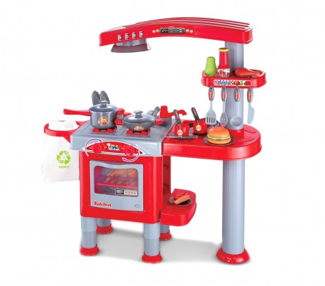 632610 Super cocina SMALL CHEF combo con horno y lavavajillas 35 accesorios