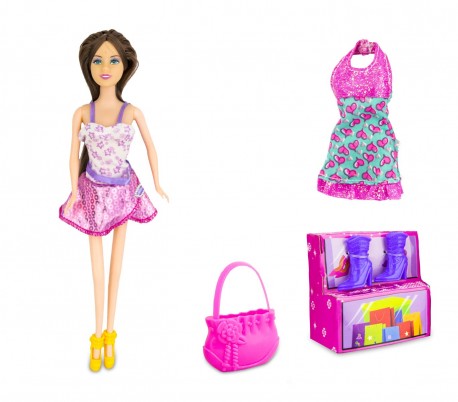 305737 Muñeca fashion doll creativa PATTY BAMBOLA CREA LA MODA con accesorios