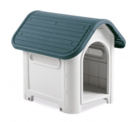 4566 Caseta en forma de casa para perro PROLABZOO con toma de aire 59.2x66x63 cm