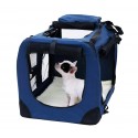 4564 Transportín para animales PROLABZOO plegable con tapete lavable