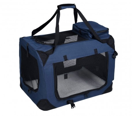 4564 Transportín para animales PROLABZOO plegable con tapete lavable