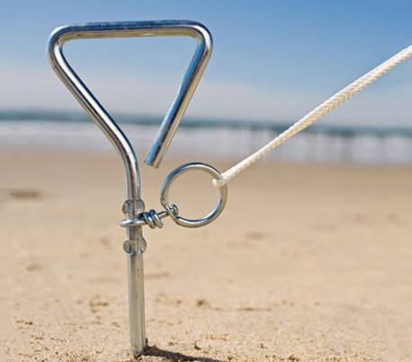 4561 Estaca enrroscadora de tornillo al aire libre para fijar la correa de perro