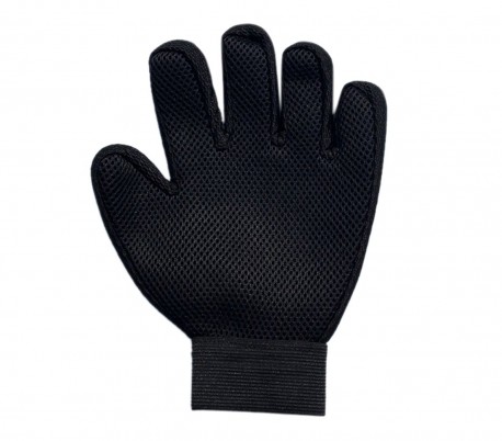 4560 Guante para la eliminación de pelos para perros cepillo azúl masajeador