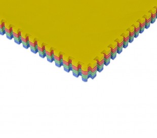 393062 Alfombra puzzle EVA 4 piezas MULTICOLOR juego modular 60x60x1 cm 2